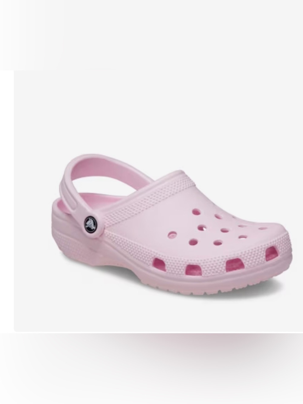 CROCS classic Kids Lightweight Clog in Light Pink
